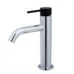 Kaya Basin Mixer, Matte Black Handle